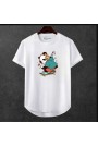 Unisex Oversize Şehir Baskili T-shirt